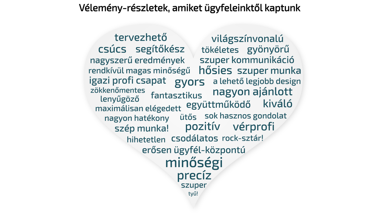 Ügyfeleink véleményei, tapasztalatai a munkáinkról és rólunk